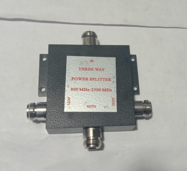 3 WAY N F MICROSTRIP SPLITTER 800- 2500 MHZ