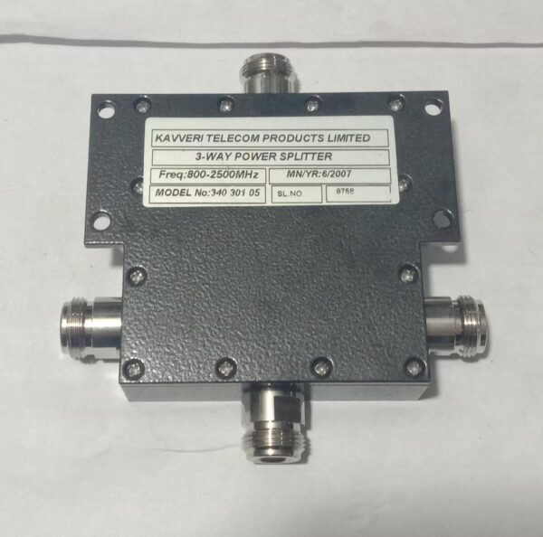 3 WAY N F MICROSTRIP SPLITTER 800- 2500 MHZ - Image 2